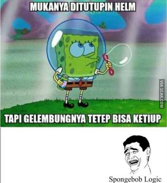 11 Meme 'Spongebob' Ini Kocak Banget, Logika Berpikir Kamu 