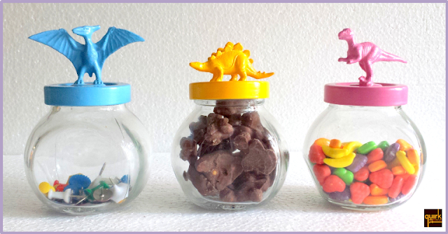 quirkitdesign_mason jars dinosaur lid_color_play_kids_quirky_DIY_home_decor