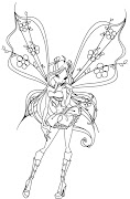 WINX CLUB IMAGENES PARA COLOREAR (flora)