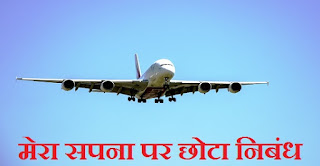 Short essay on my dream in hindi