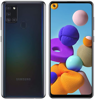 Samsung Galaxy A21S SM-A217M/DS 4G LTE 64GB + 4GB Ram LTE USA w/Four Cameras (48+8+2+2mp) Android International Version (GSM Only, Not CDMA) (Black)