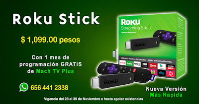 activaciones o dispositivos roku stick