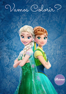 Desenhos para Colorir Frozen