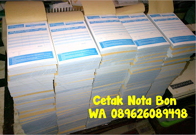 cetak nota bon di jakarta, tempat percetakan bon di jakarta,cetak kwitansi, cetak faktu