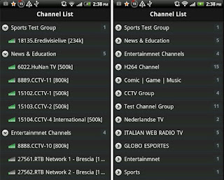 Phần mềm SopCast xem bóng đá trên Android