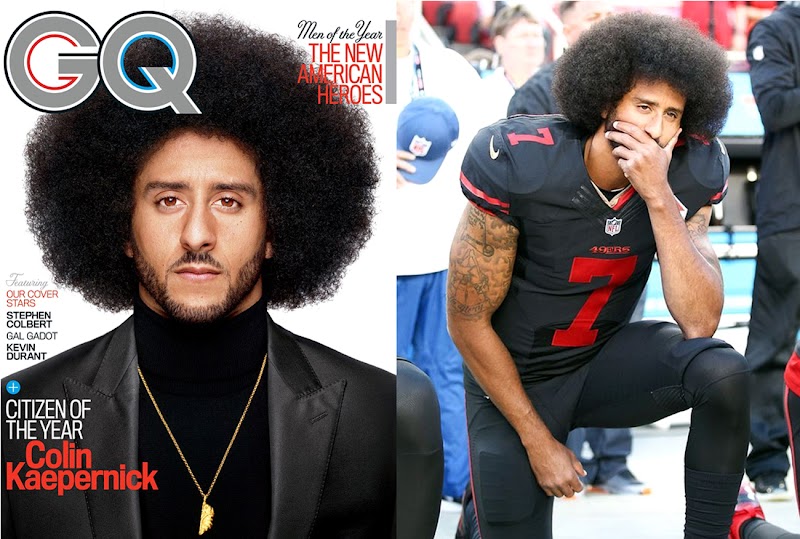 Revista GQ escoge Ciudadano del Año al futbolista  de la NFL Colin Kaepernick por arrodillarse al himno de Estados Unidos 