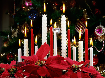 Christmas Candles HD Desktop Wallpapers