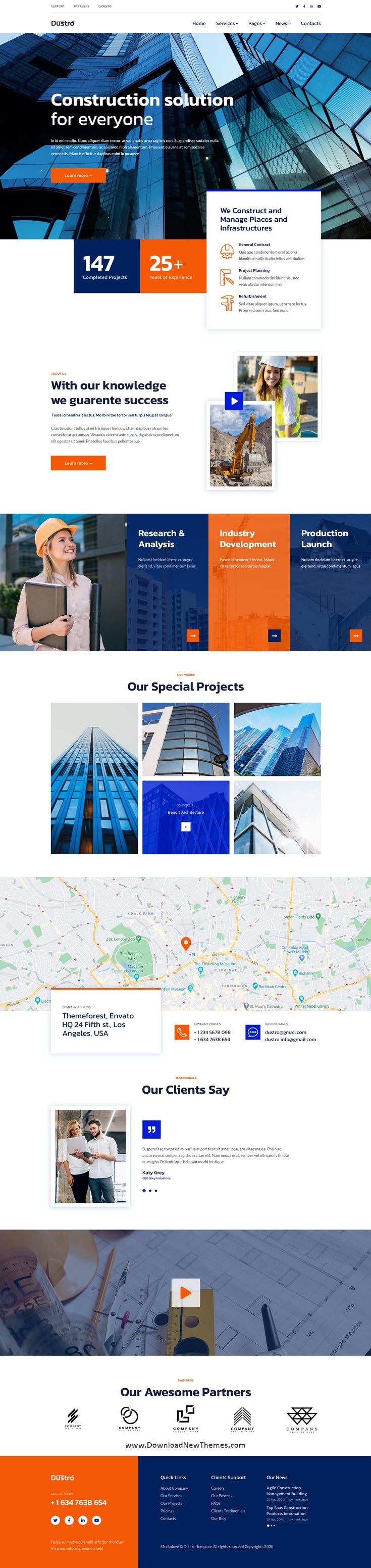 Construction Company Template