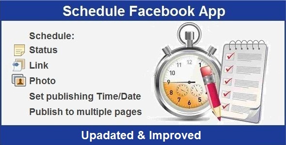 Download Schedule time Facebook Application Source code