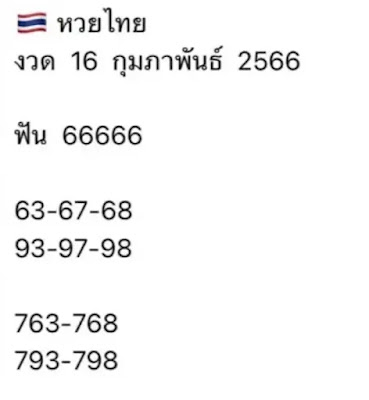 แม่น้ำหนึ่ง งวด 16/2/66 OHO999.com