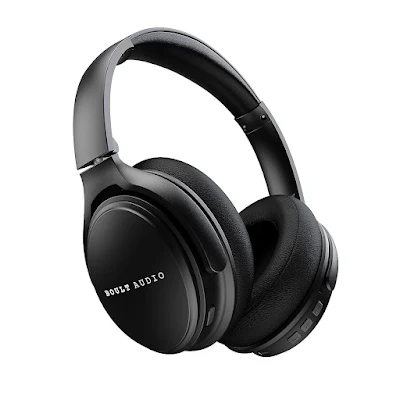 Lightweight Stereo Headphones Deep Bass & in-Built Mic, Headset with Comfortable Ear Cushions, Long Cord (Black)