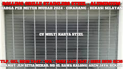 GAMBAR, ROLLING GRILLE, CIKARANG, HARGA, ROLLING GRILLE, PER METER, TERBARU, 2024