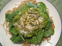 Spaghetti with Avocado Sauce