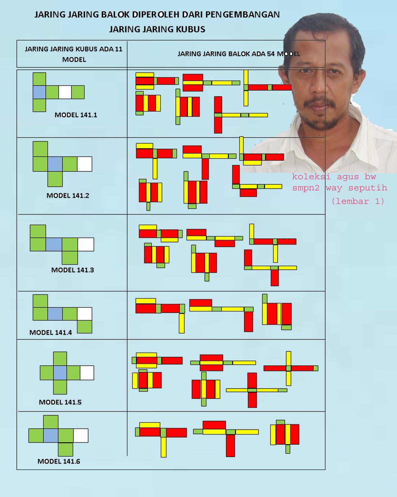 SMP NEGERI 1 SEPUTIH RAMAN 2014 JARING  JARING  BALOK