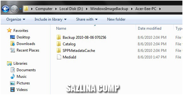 Cara Membuat System Image di Windows 7