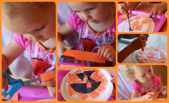 easy pumpkin craft activity for preschoolers