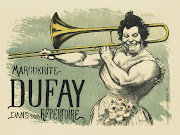 . playing the trombone along with her comique excentrique act.
