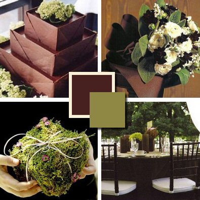 fall wedding color combinations