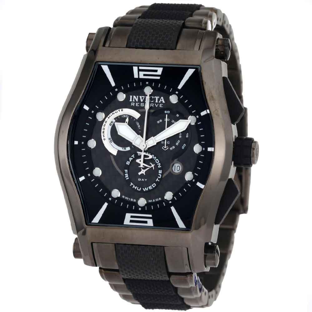 watch new invicta black dial men s chronograph watch 1982