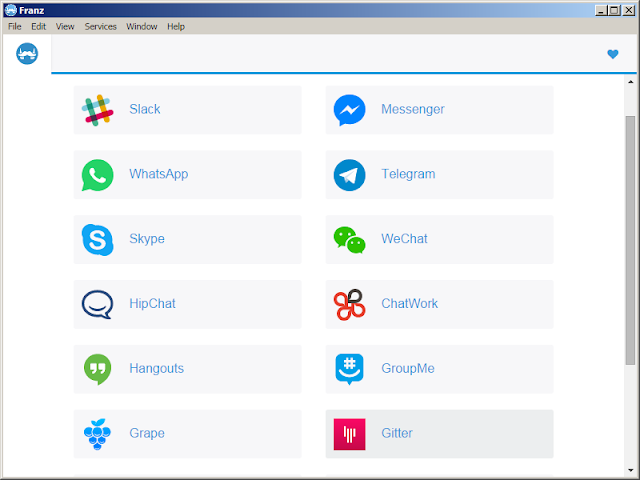 تحميل وتثبيت تطبيق Franz لإستعمال جميع تطبيقات الدردشة من خلال تطبيق واحد