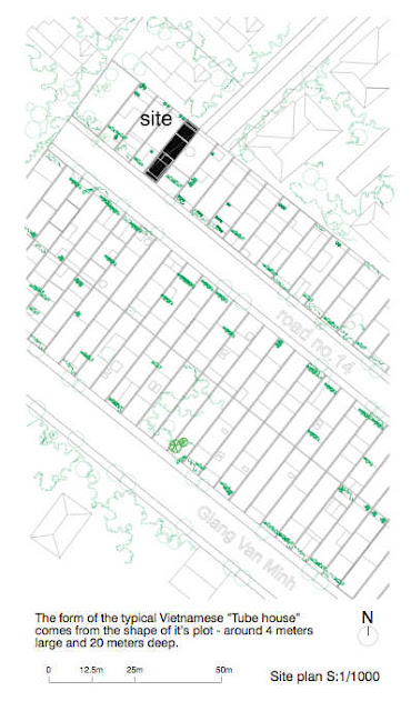 Site plan of green home