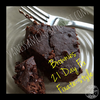 21 Day Fix, Cookbook, FIXATE, brownies recipe, Autumn Calabrese, 21 Day Fix Containers recipe, vanessamc246, the butterfly effect, change one thing change everything