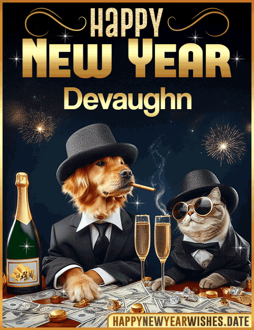 Happy New Year wishes gif Devaughn