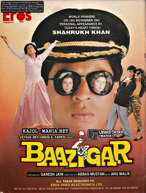 Baazigar (1993) - All Music Videos - 720p - HDTV Rip - Mediafire Multi-Links