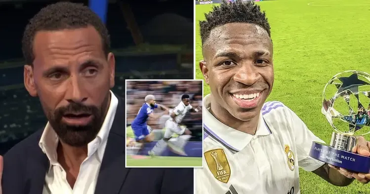 “Vini showed no respect to Reece James” – Rio Ferdinand singles out Real Madrid star for special praise after 2-0 win against Chelsea