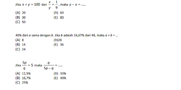 Contoh Soal Sbmptn Saintek Pdf