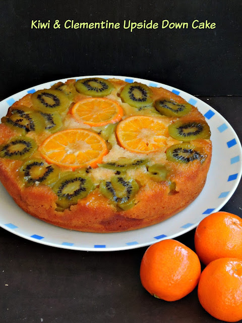 Clementine Kiwi Upside down Cake