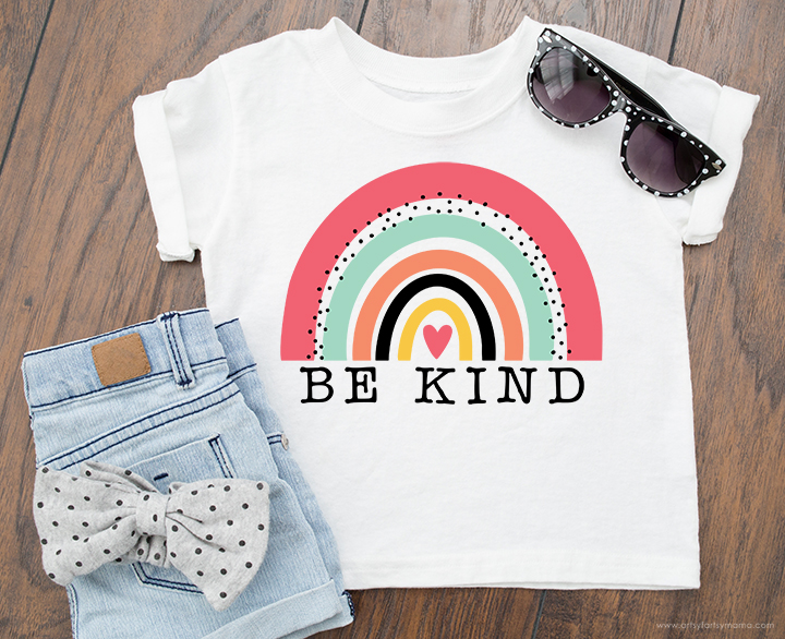 Free "Be Kind" SVG Cut File