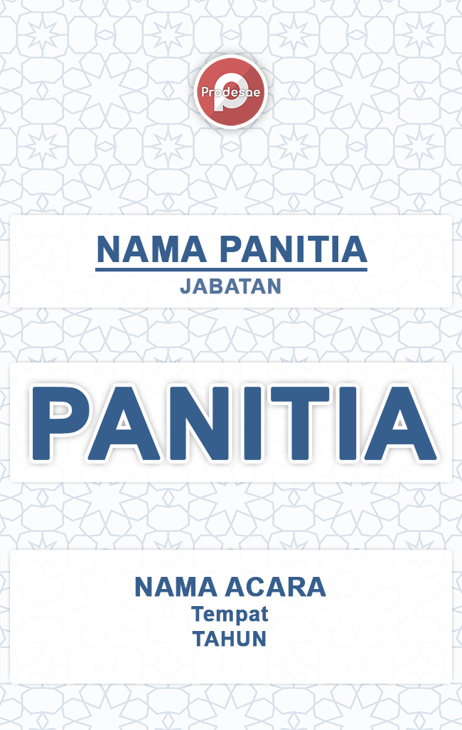 Galeri Desain ID Card Panitia Islami