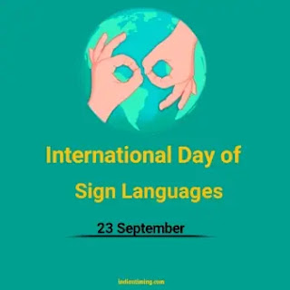 International Day Of Sign Languages Poster