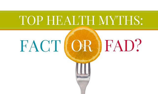 Image: Top Health Myths: Fact or Fad? #infographic