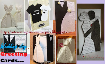 Creative Wedding day greeting cards | Innovative cards for Wedding day congratulations