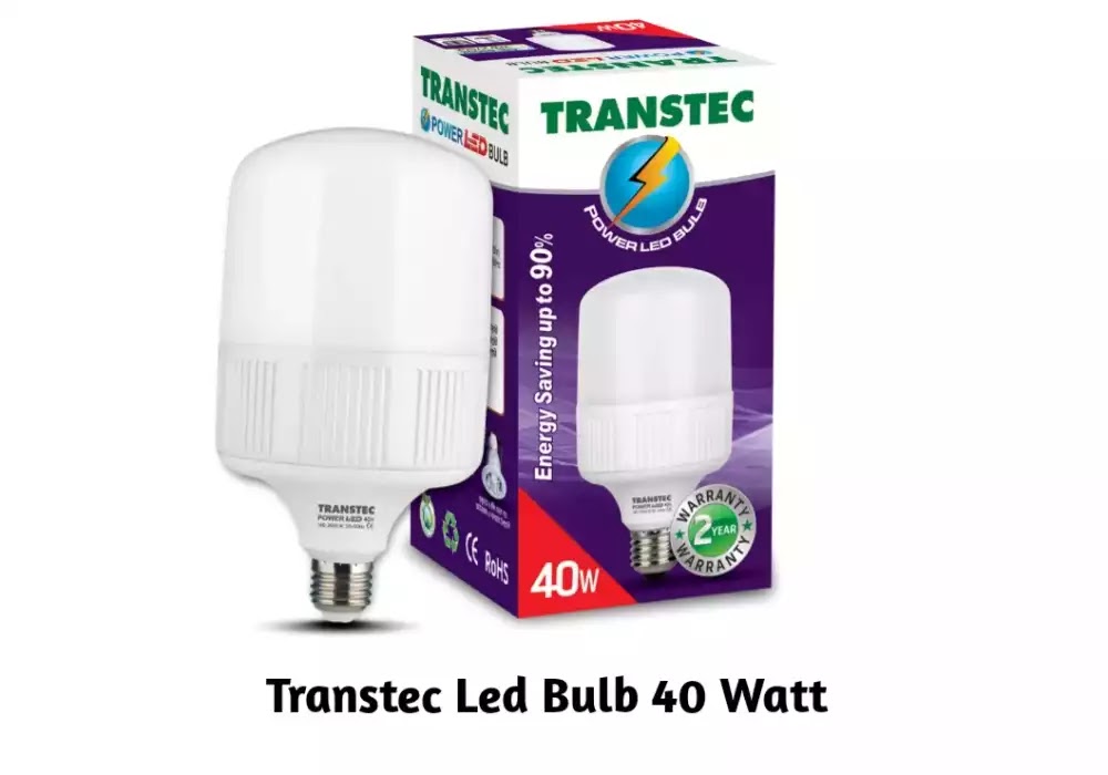 Transtec LED Bulb - Warm White - 40 w| ট্রান্সটেক এলইডি লাইট দাম