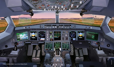 cockpit d'un A350