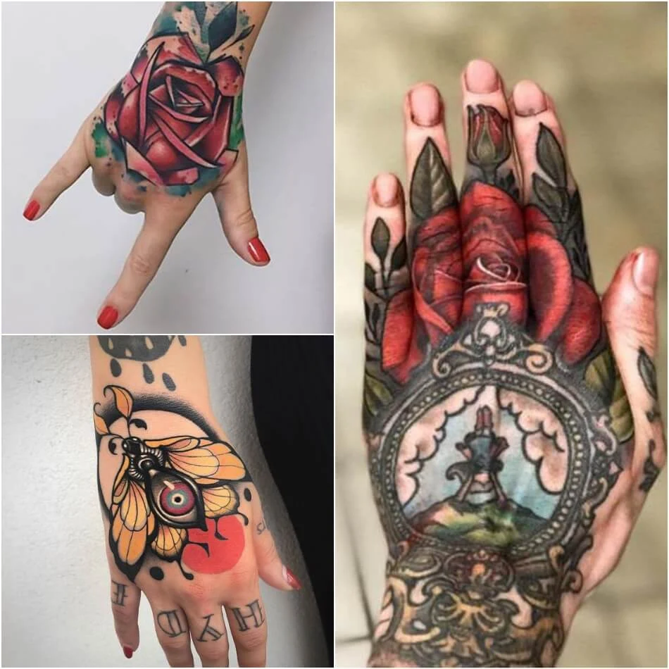 Tatuajes para chicas en las manos