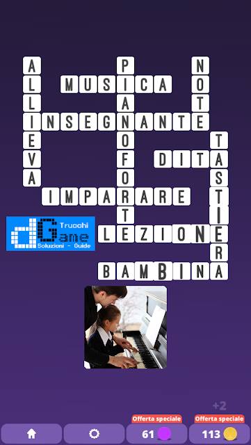 Soluzioni One Clue Crossword livello 24 schemi 1  (Cruciverba illustrato)  | Parole e foto