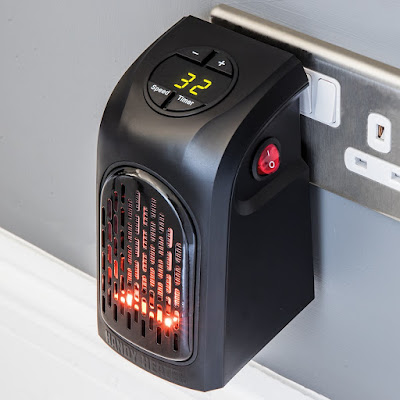 Handy Heater Is A Mini Portable Personal Heater, Just Plug In And Turn On To Any Outlet