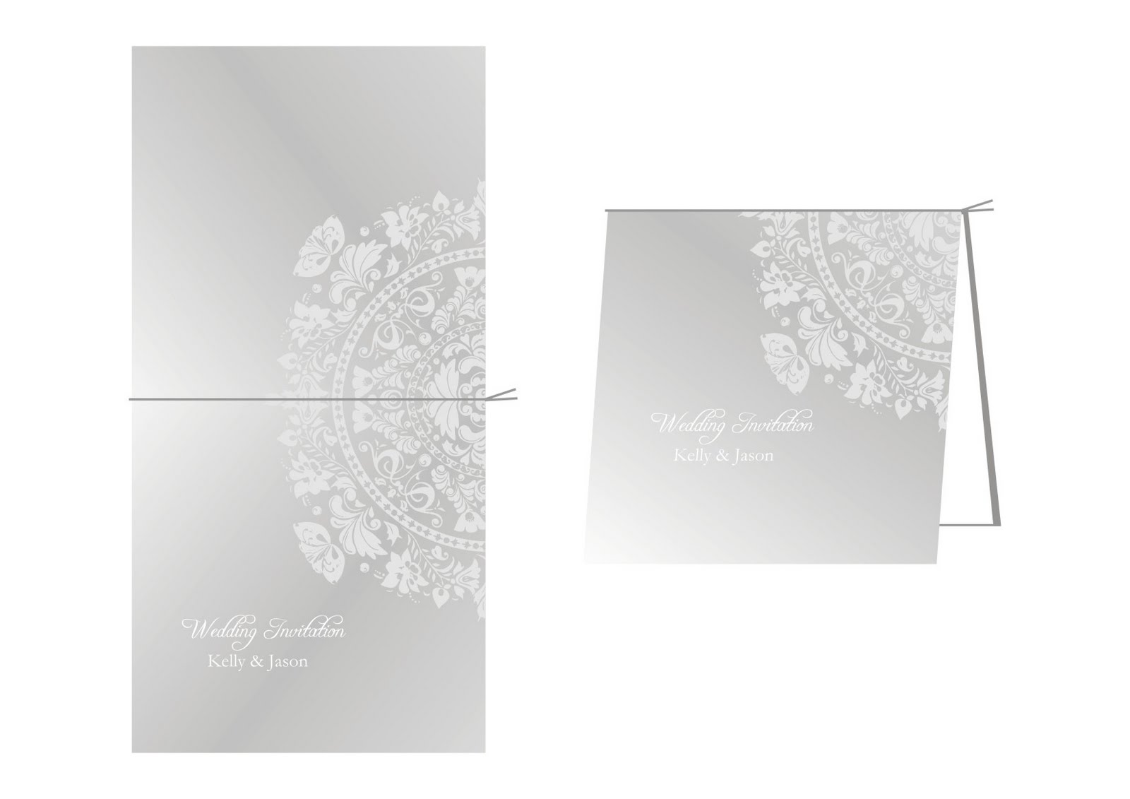 violet weddings cards designs