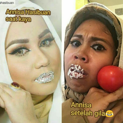 10 Meme 'Bibir Swarovski' ala Anniesa Hasibuan Ini Bikin Nggak Berhenti Ketawa