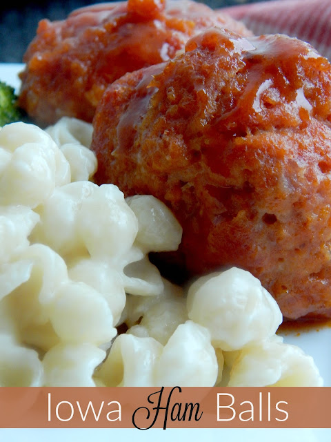 iowa ham balls (sweetandsavoryfood.com)