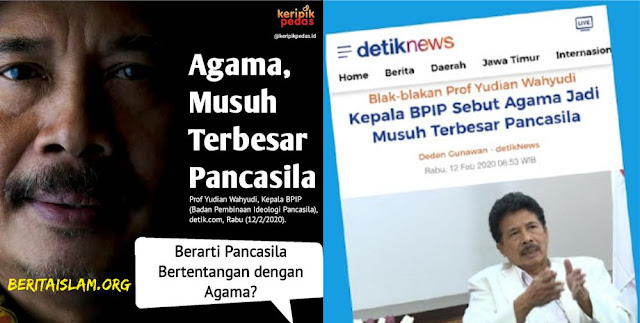 BPIP agama musuh terbesar Pancasila