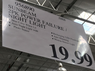 Deal for the Sunbeam Power Failure / Night Light at Costco