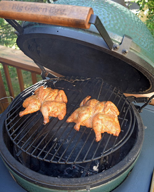 How to grill raised-direct on the Big Green Egg