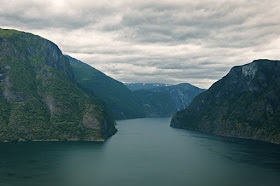 Vue de l'Aurlandsfjord