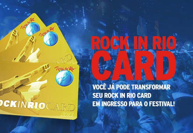 Como transformar o Rock in Rio Card em Ingresso