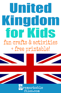 This week on our around-the-world geography learning adventure, I taught the kids all about the United Kingdom (UK.) It was a full week packed with hands-on activities and crafts to learn about England, Wales, Scotland, and more! Free printables, book lists, and recipes included. #unitedkingdom #uk #educational #aroundtheworld #kids
